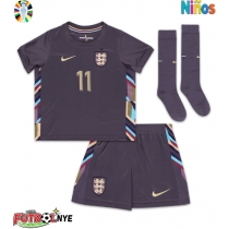 Camiseta Inglaterra Phil Foden #11 Visitante Equipación para niños Eurocopa 2024 manga corta (+ pantalones cortos)